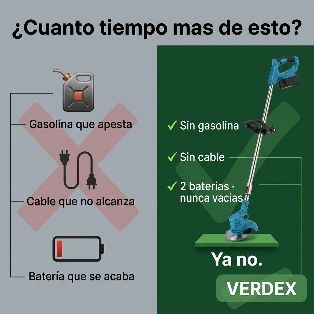 Podadora De Cesped 2 Baterias — vista 2
