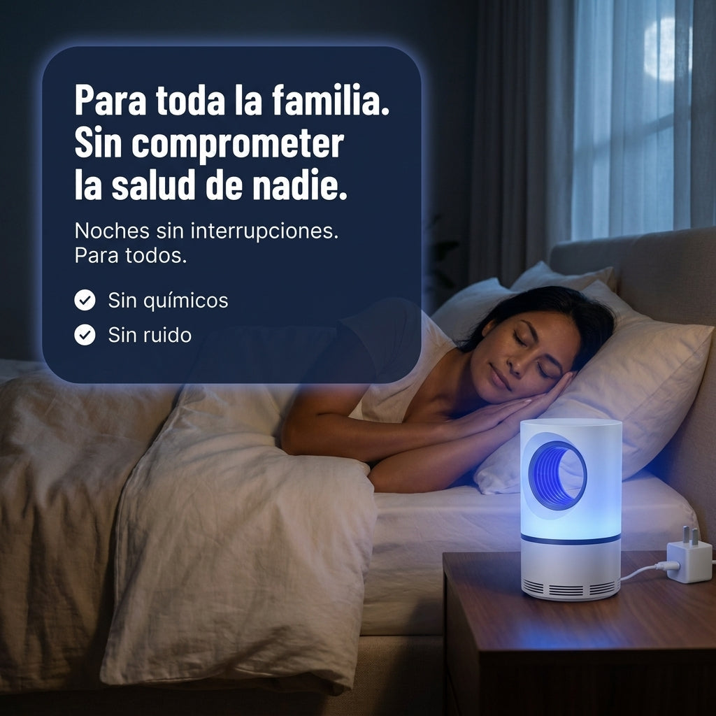 Lampara Mata Y Atrapa Mosquitos — vista 5