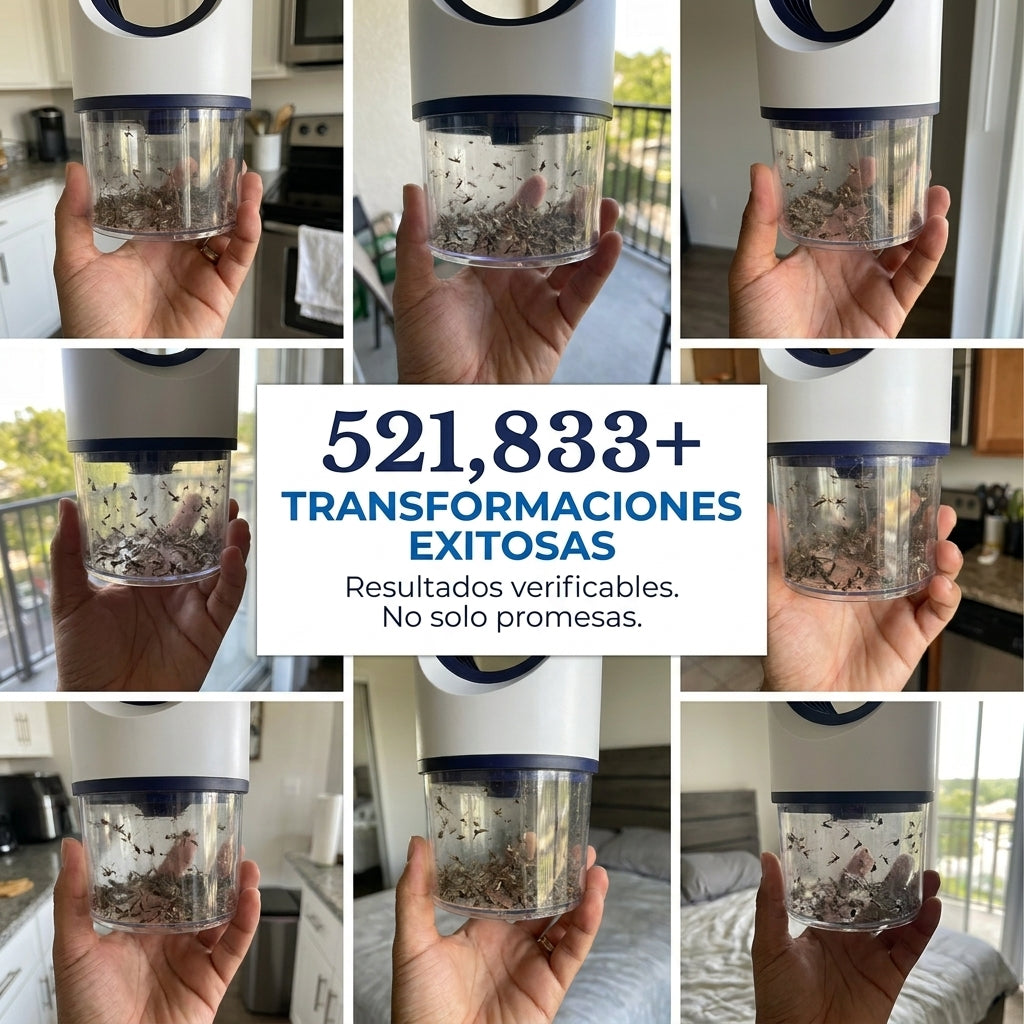 Lampara Mata Y Atrapa Mosquitos — vista 6