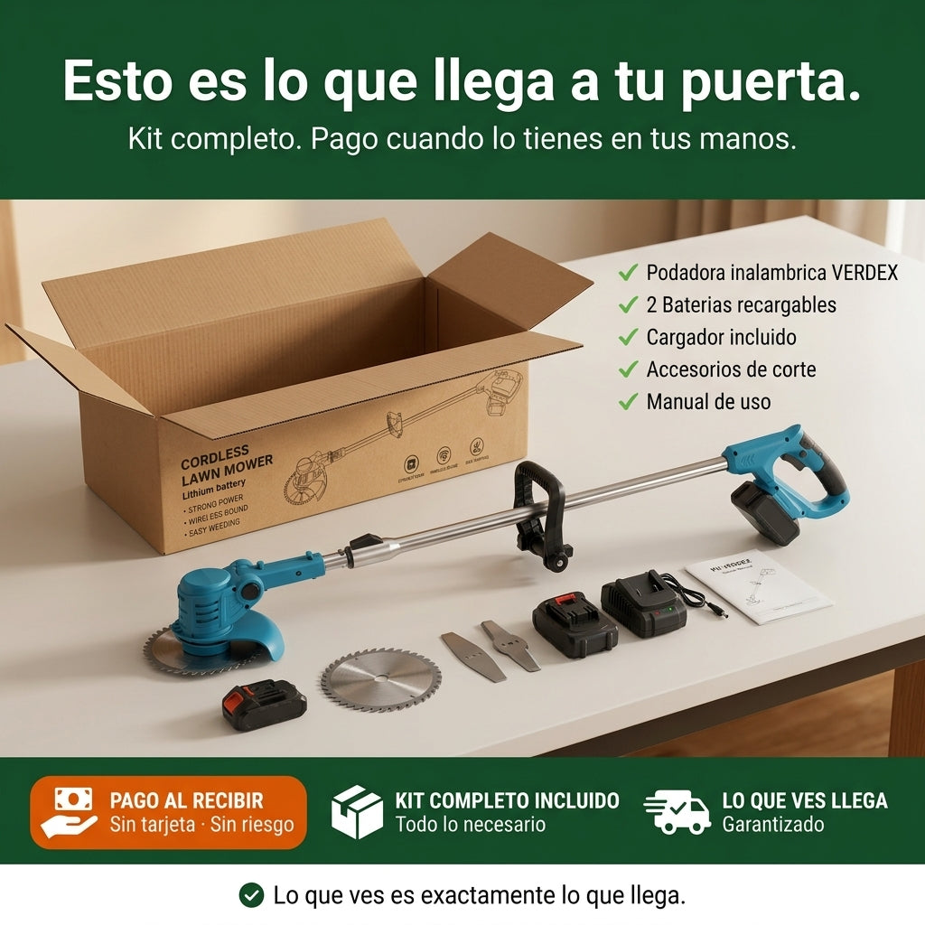 Podadora De Cesped 2 Baterias — vista 7